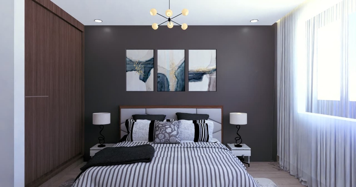 Master bedroom interior